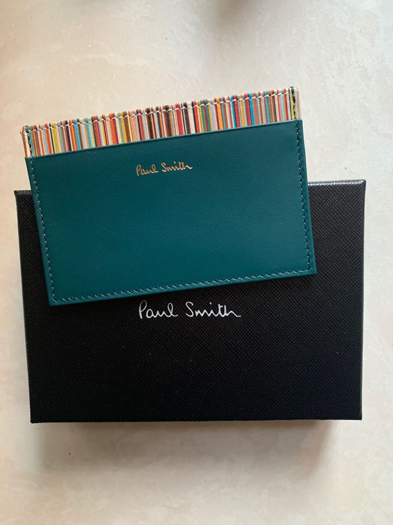 Paul Smith Card Holder 卡片套 全新 Brand New Made in Italy, 男裝, 手錶及配件, 銀包、卡片