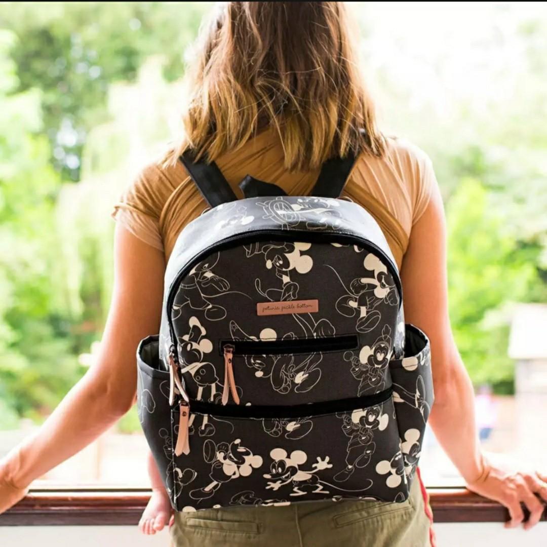 Ace backpack in mickey's 90th vintage black & white cheap