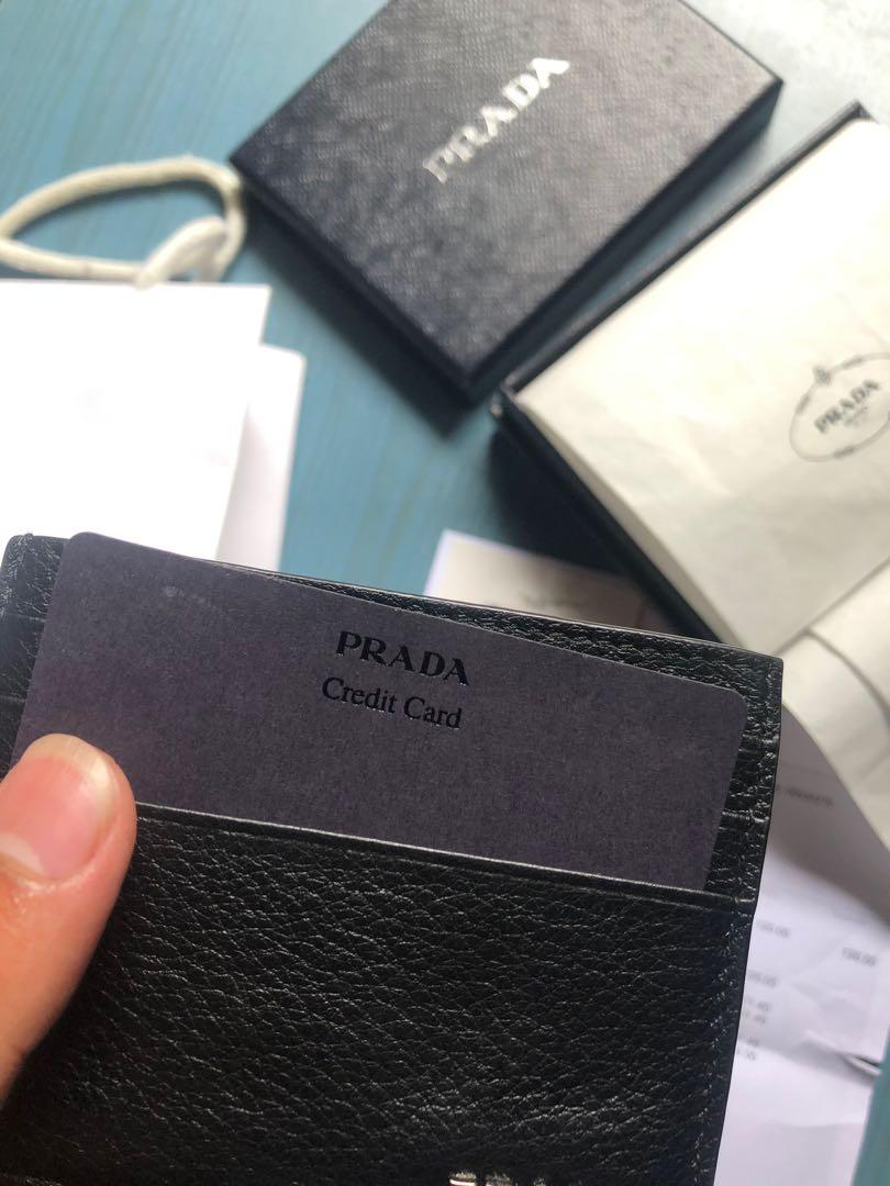 prada leather non reptile wallet