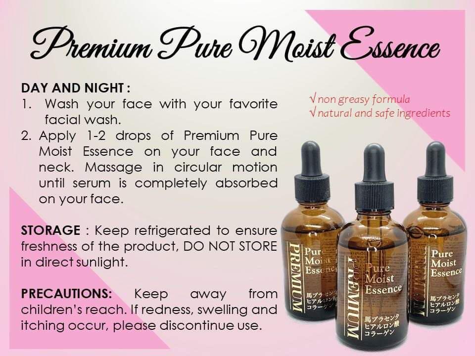 premium pure moist essence serum