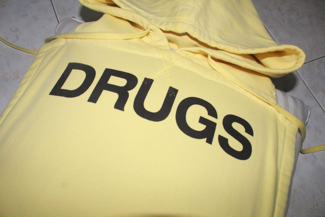 Raf simons drugs hoodie top