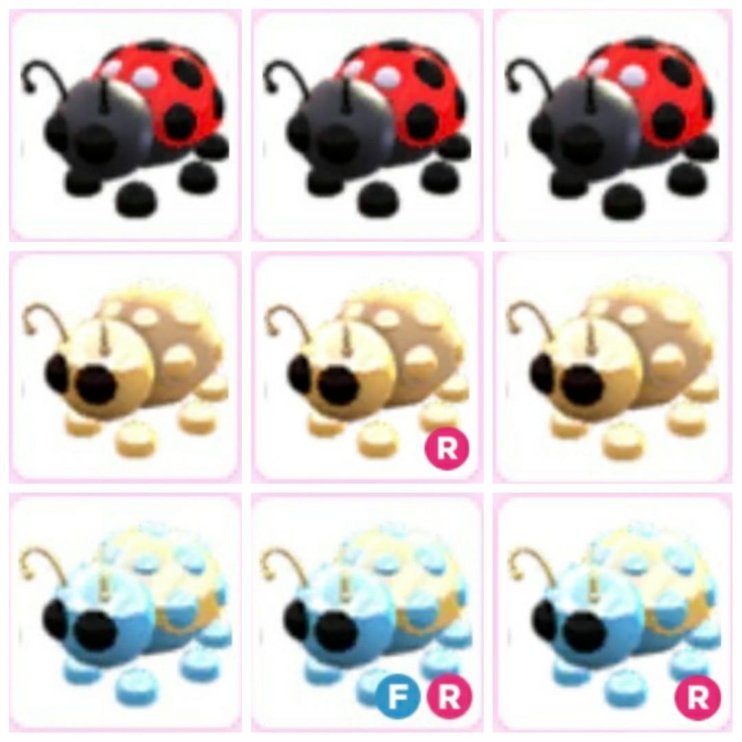 Red Golden Diamond Ladybug Adopt Me Pet Roblox Toys Games Video Gaming In Game Products On Carousell New farm shop replacing supermarket! carousell