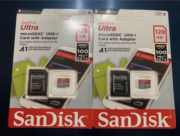 Sandisk Ultra Micro Sdxc Uhs I Card With Adapter Electronics Computer Parts Accessories On Carousell