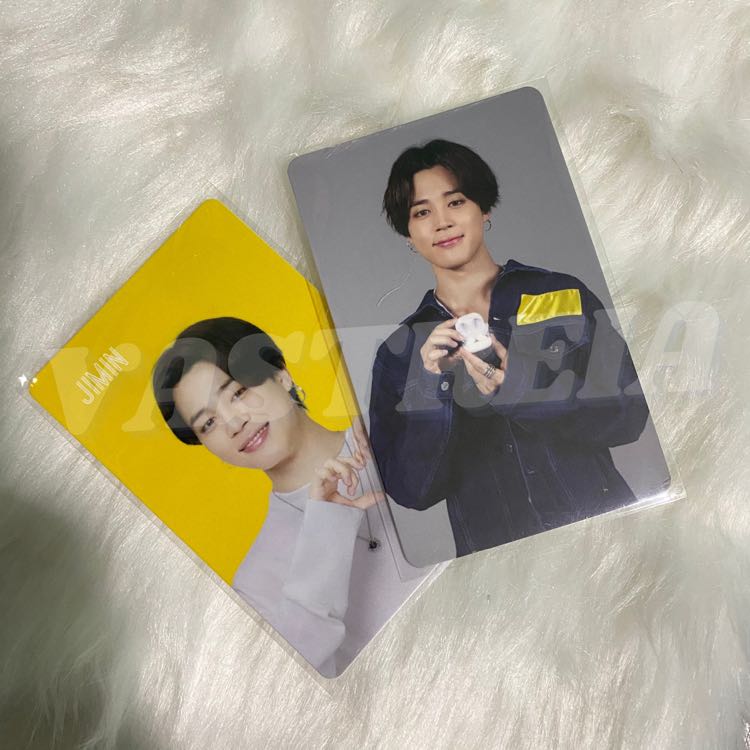 [Set] BTS Jimin Galaxy Buds Live & Chilsung Photocard, Hobbies & Toys