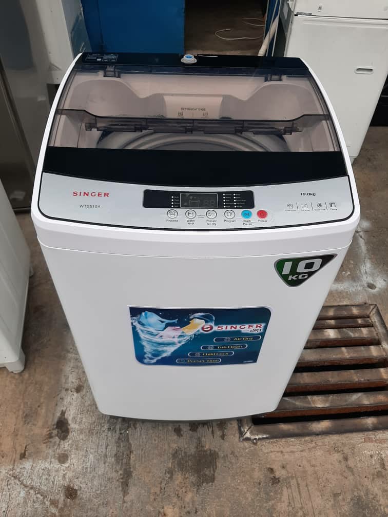 Singer washing machine 10 kg, TV & Home Appliances, Washing Machines
