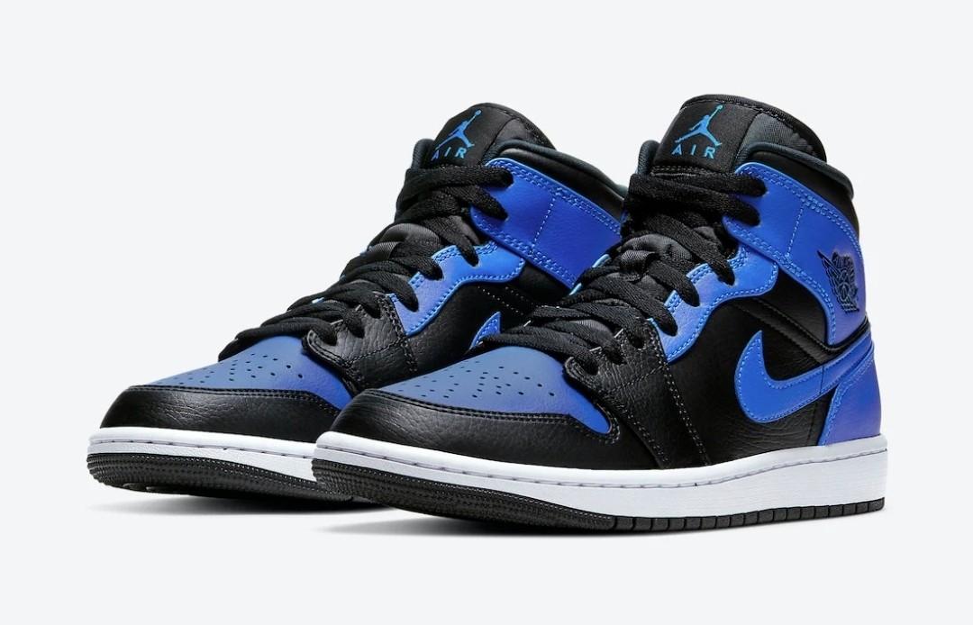Sir jordan 1 mid hyper royal, Men's Fashion, Footwear, Sneakers on Carousell