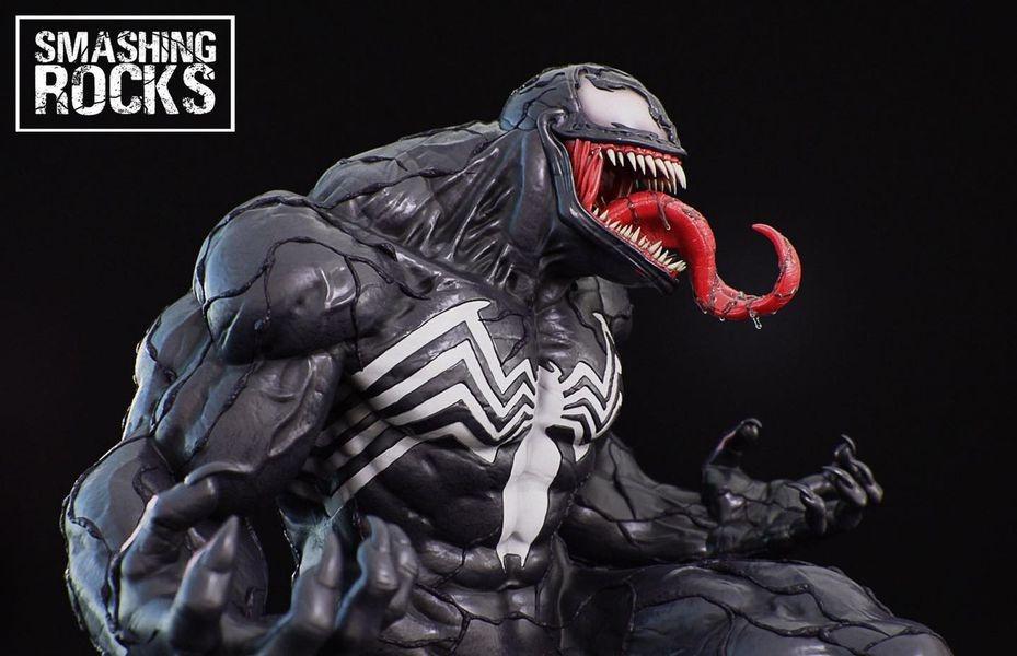 Smashing Rocks Studio - Scale 1/4 Collectible Statue - Venom, Hobbies ...