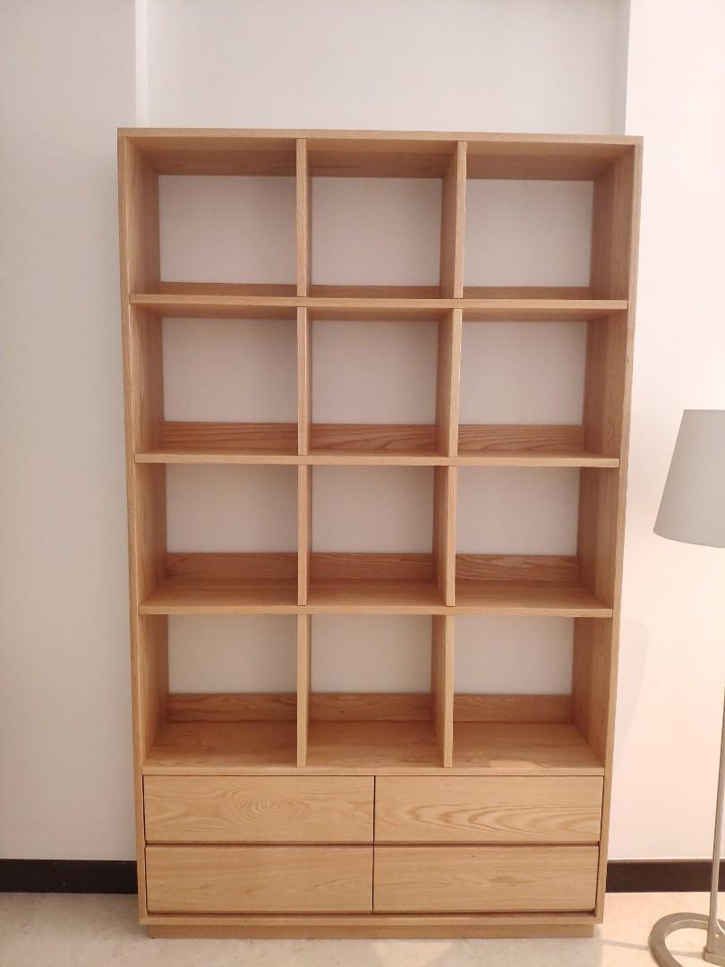 Solid Oak Book Shelf, Furniture & Home Living, Furniture, Shelves