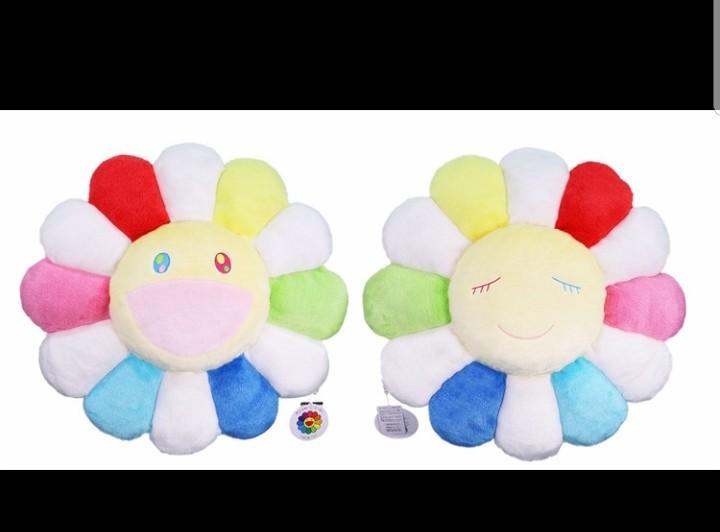 murakami plush pillow