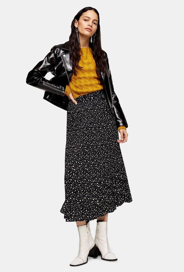 star midi skirt topshop