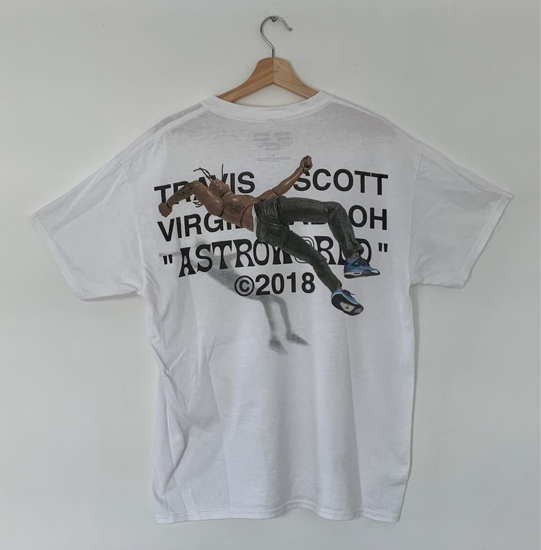SCOTT X VIRGIL ABLOH BY A THREAD TEE (CACTUS JACK VERSION) WHITE, Men's Fashion, Tops Sets, Tshirts & Polo Shirts on Carousell