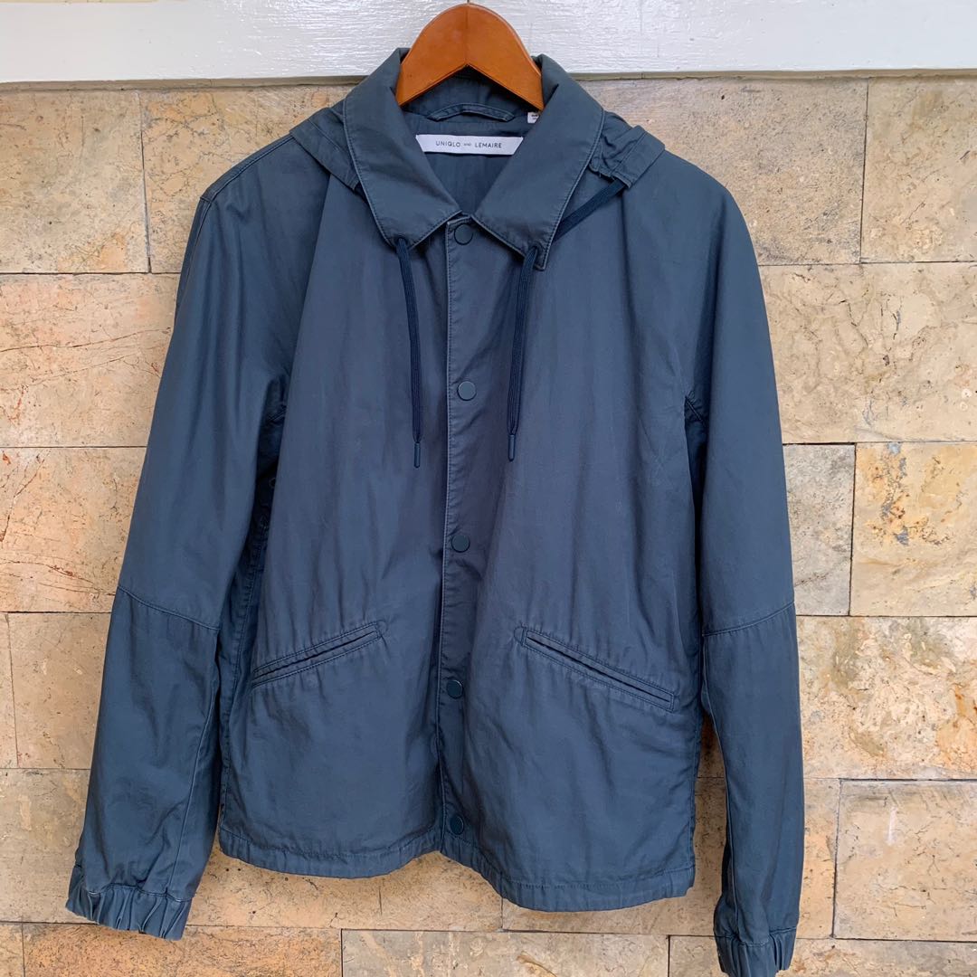 Uniqlo x Lemaire Hoodie Jacket Fesyen Pria Pakaian Baju Luaran