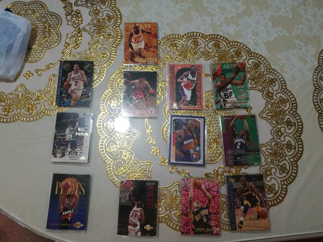 Vintage NBA Cards (Category: Raw Singles) located in Quezon City. Submitted by x2ffer21 (Listing ID 1070626246, Image 1). Description: Vintage NBA Cards selling as a whole can't do meetups shipping will be shouldered by buyer Retiro and Banawe, Quezon City area.