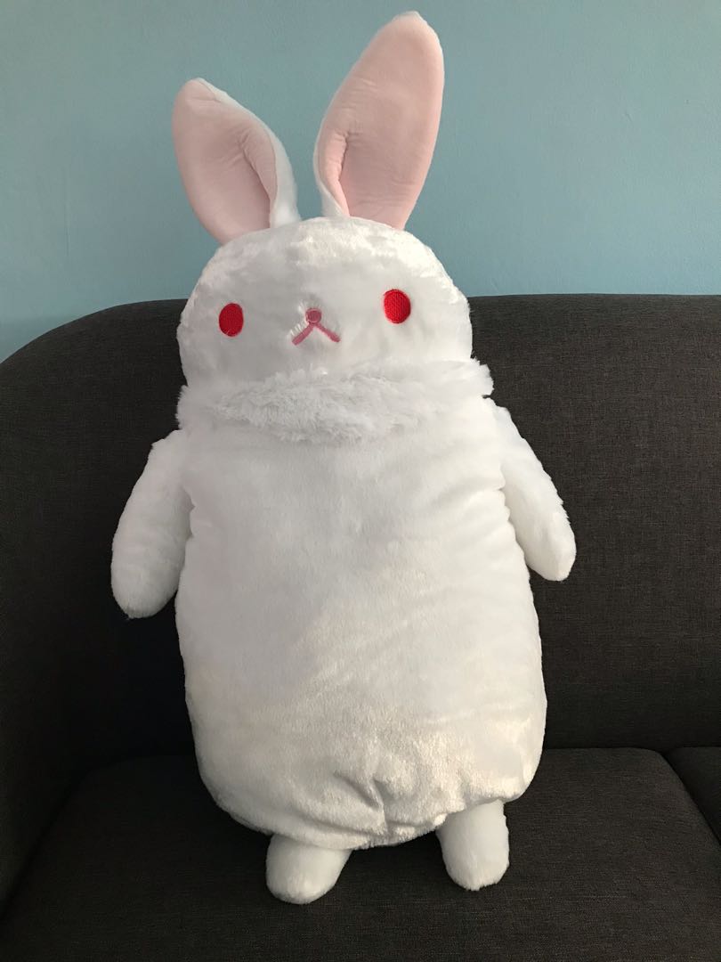 Amuse moon lapin bunny rabbit big plush white Hobbies Toys