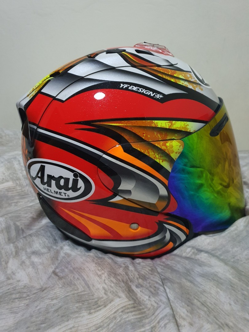 Arai Helmet Ram 4 Nakagami Motorcycles Motorcycle Accessories On Carousell
