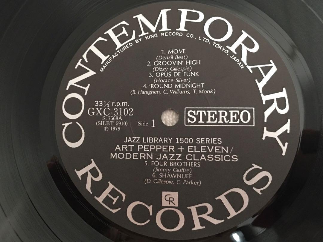 Art Pepper Art Pepper Eleven Modern Jazz Classics Japan Press Vinyl Lp Contemporary Records Gxc 3102 1979 With Obi Hobbies Toys Music Media Vinyls On Carousell