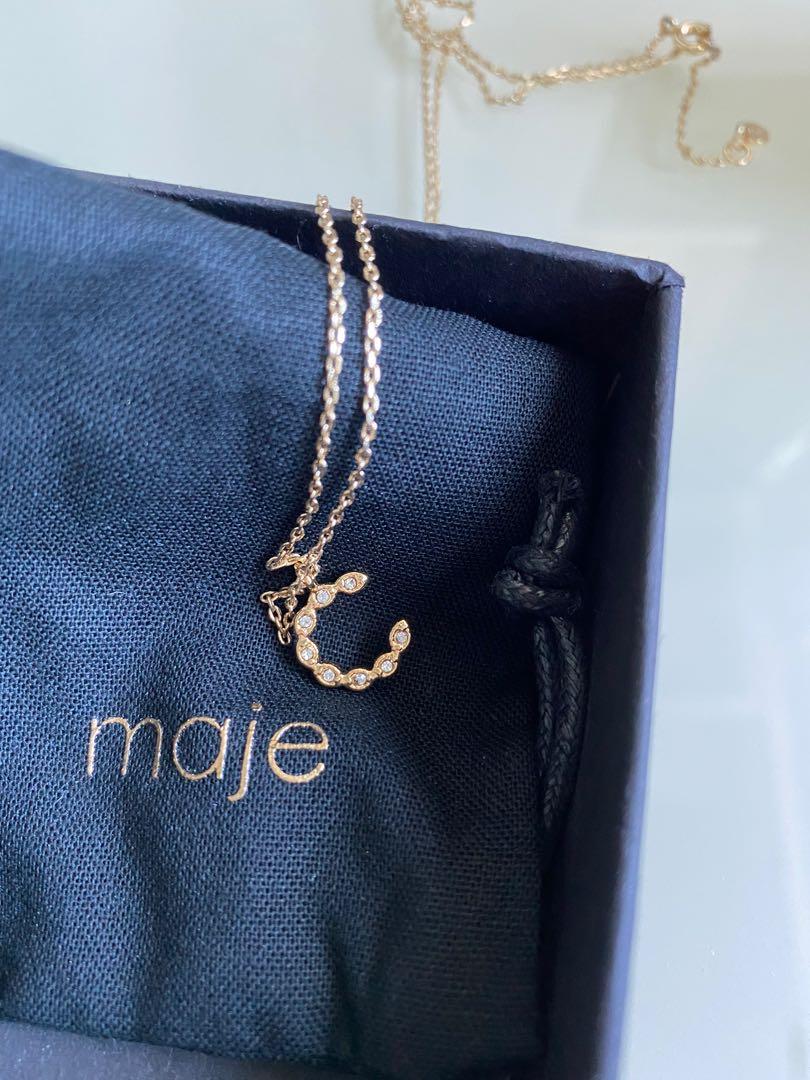Maje alphabet necklace sale