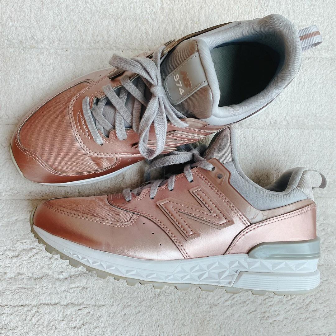 Authentic New Balance Rose Gold Sneakers Women s Fashion Footwear Sneakers on Carousell