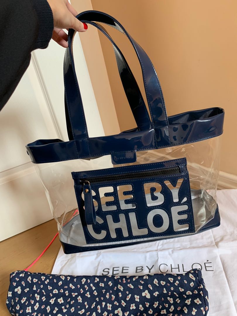 Clear chloe bag cheap
