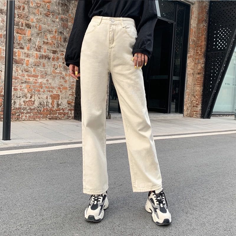 Beige Pants, Women's Fashion, Bottoms, Other Bottoms on Carousell