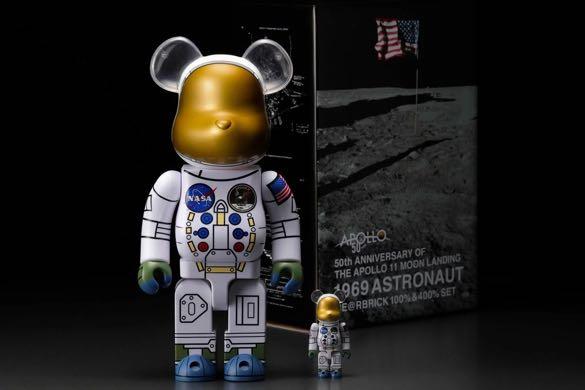 1969 ASTRONAUT BE＠RBRICK 100％ ＆ 400％ SET-