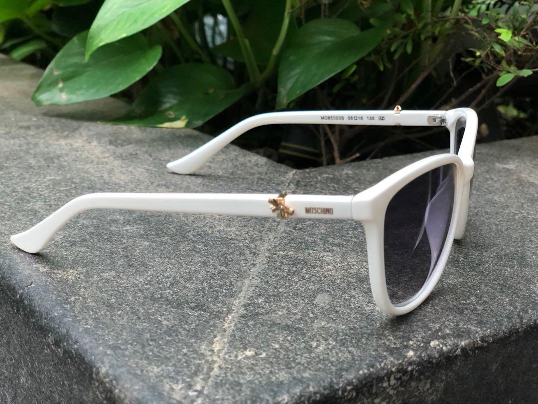 BN Moschino Sunglasses White Luxury Accessories on Carousell
