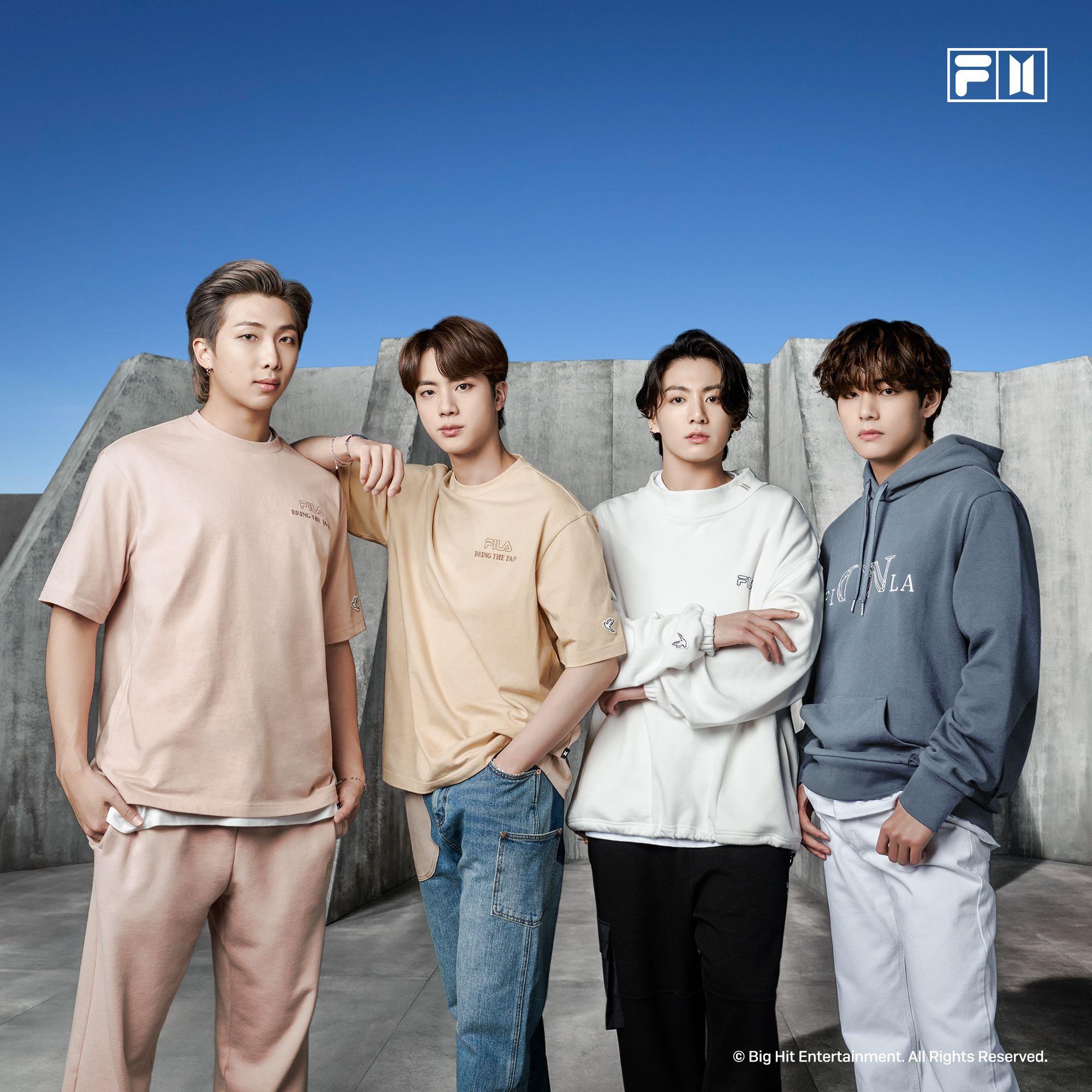 BTS X FILA NOW ON Collection, Hobbies 