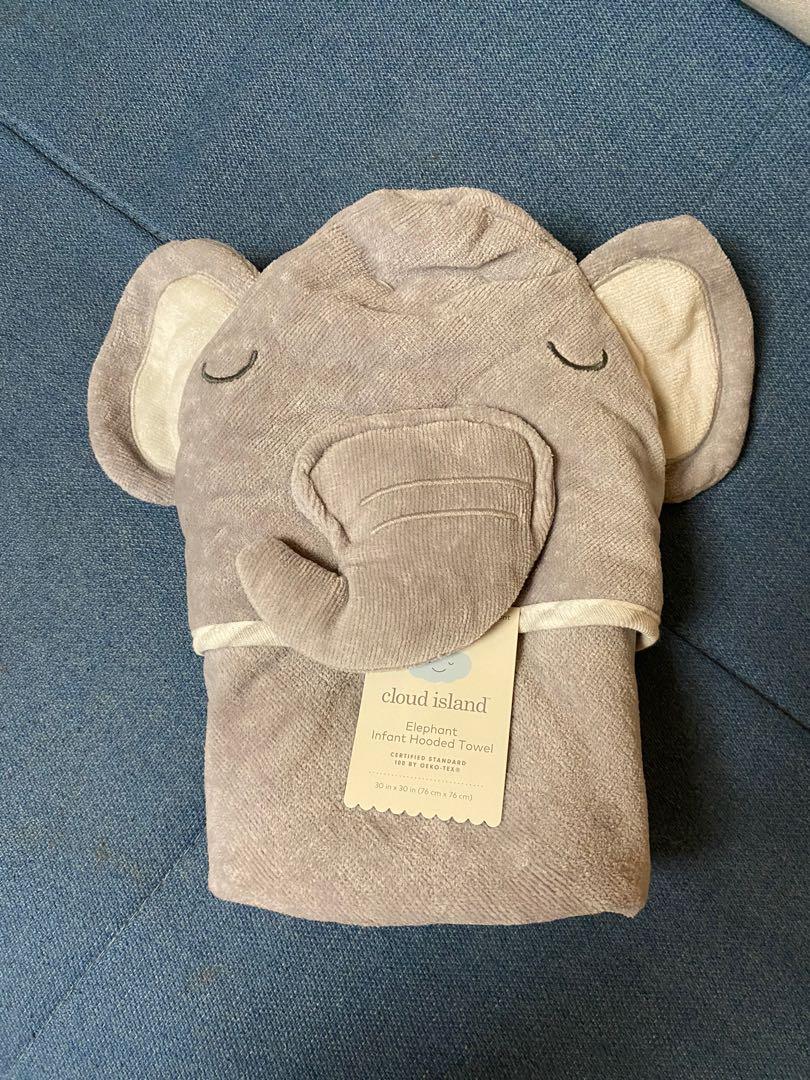 Cloud island Elephant Infant Hooded Towel