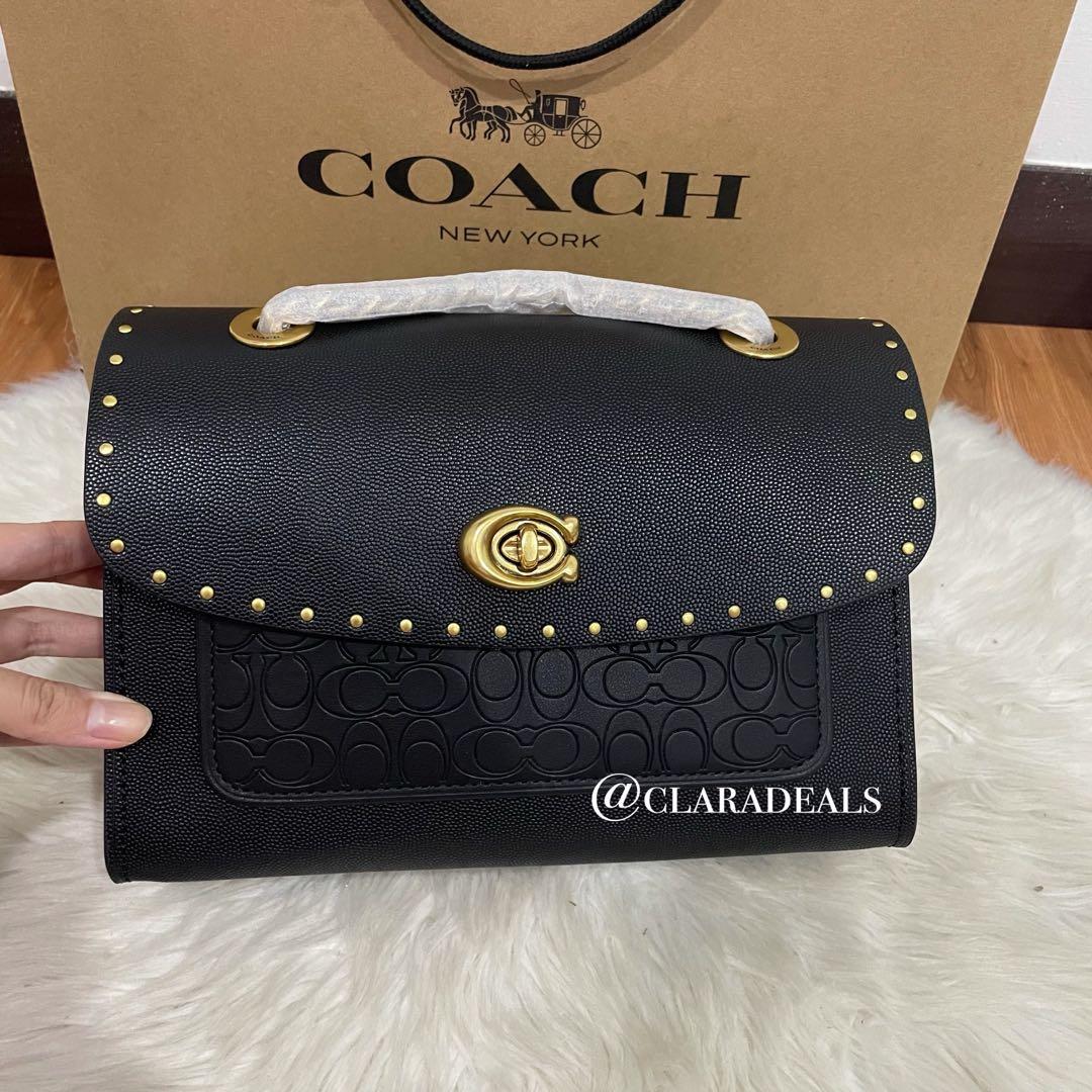 Coach Parker Rivet in Black
