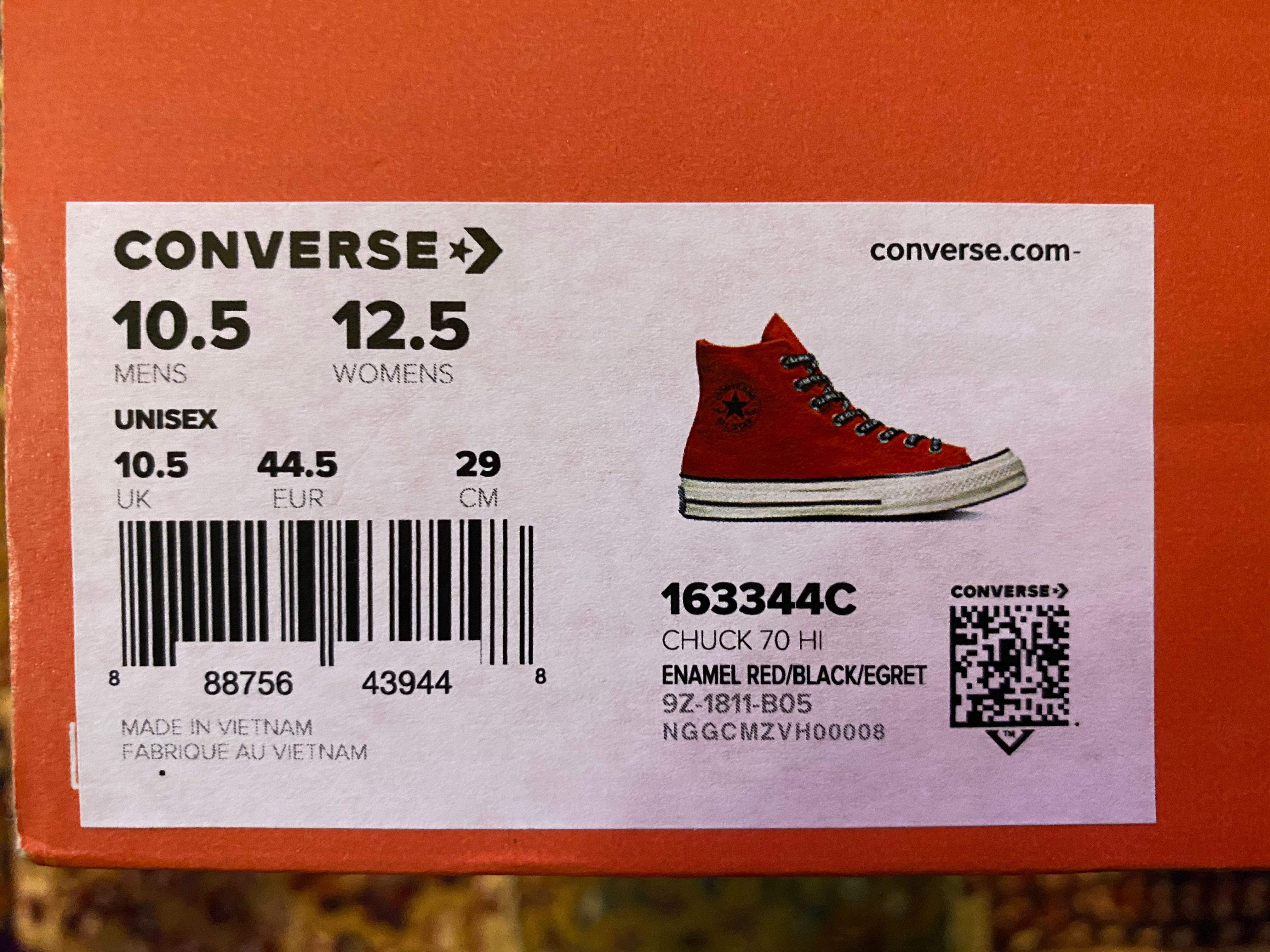 全新] [多圖] Converse Chuck 70 Gore-Tex Hi Red 紅色, 男裝, 鞋, 波