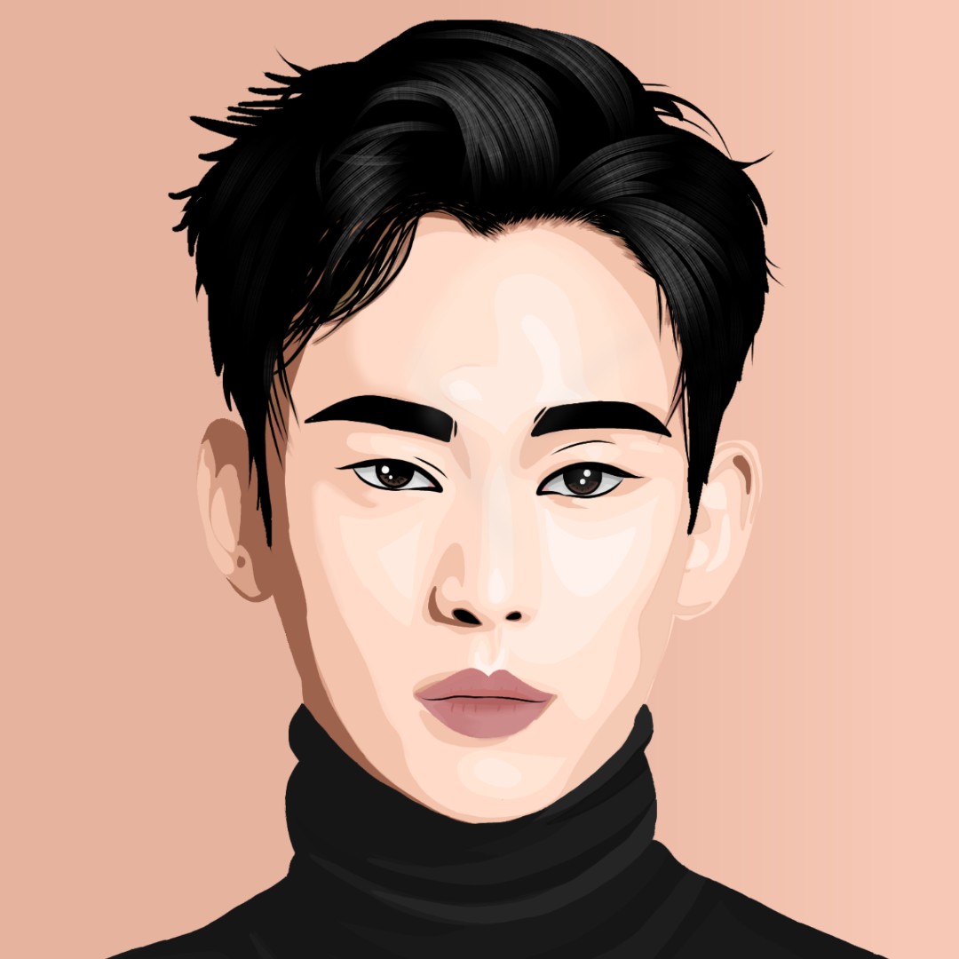 Design Vector Wajah Potrait [SOFTFILE], Desain & Kerajinan Tangan