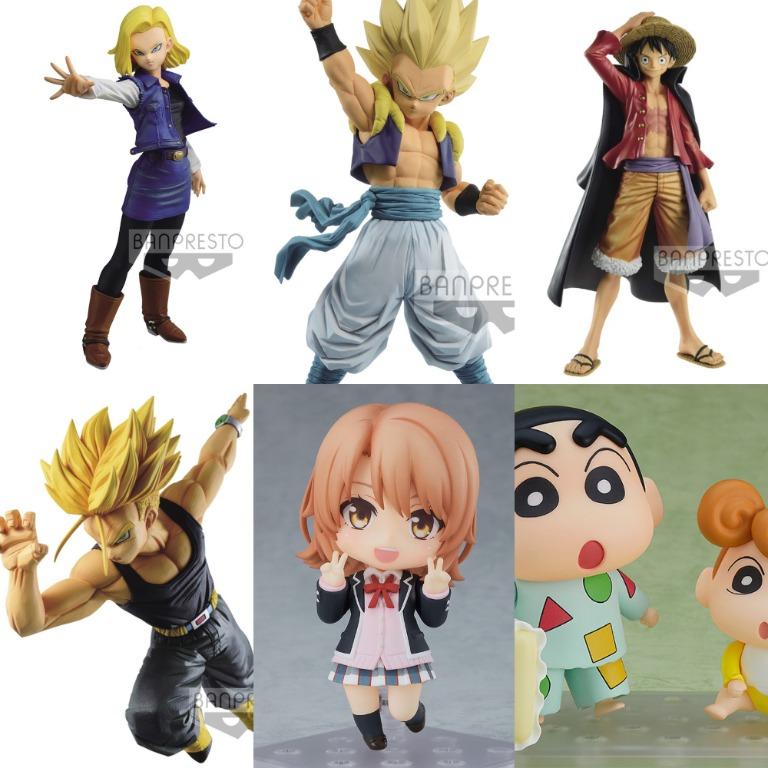 Dragon Ball Z Match Makers Android 18 Future Trunks SSJ Legends Gotenks SSJ One Piece Wano Country Vol. 11 Monkey D. Luffy Nendoroid Crayon