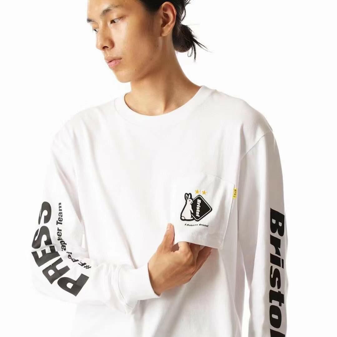 FR2GOLF F.C.Real Bristol モックネック Tシャツ L 白 - ブランド別