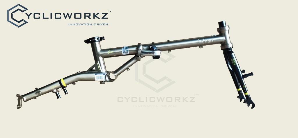 Fnhon Gust FGC1611 V Brake Frame titanium Sports Equipment Bicycles Parts Bicycles on Carousell