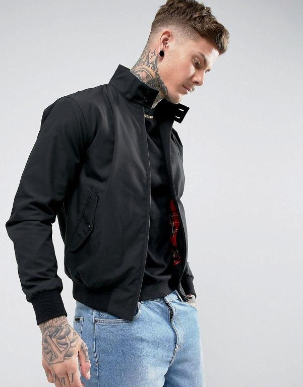 Fred perry harrington black online