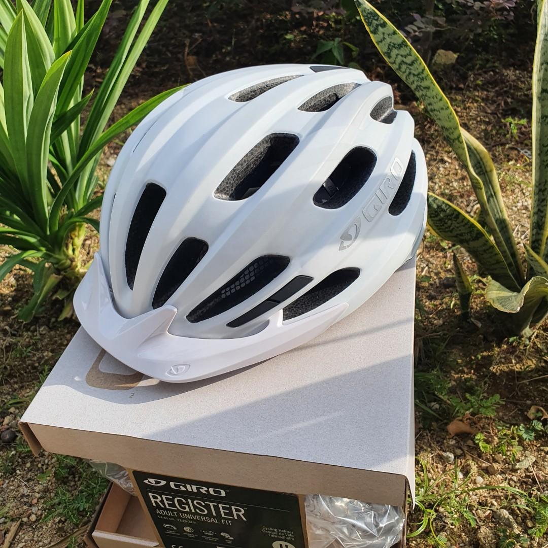 Giro REGISTER Adult Universal Fit Bicycle Helmet White