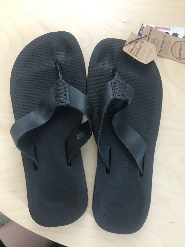 Havaianas leather flip flops sale