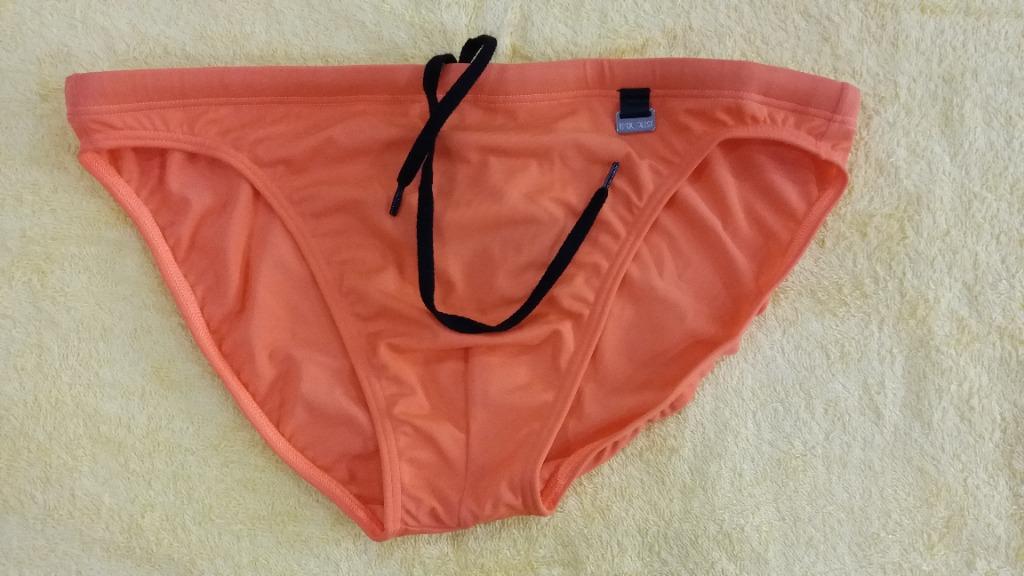 HOM Men Swimwear / Swimming Trunk Size XL (38”) ORANGE New & 100% ...