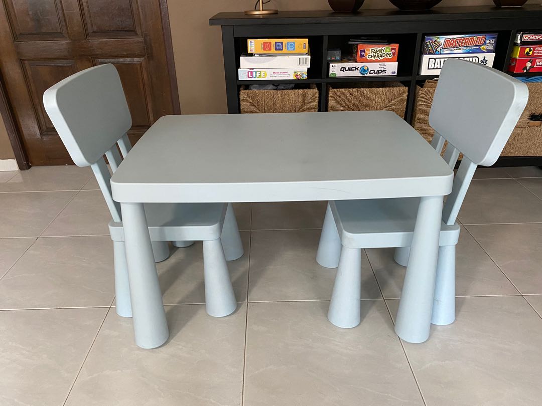 Ikea Childrens Table and Chairs, Babies & Kids, Baby Nursery & Kids