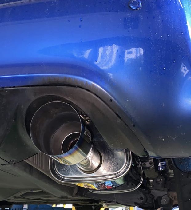 Invidia 70mm approve exhaust for fd2r, Car Accessories, Accessories on