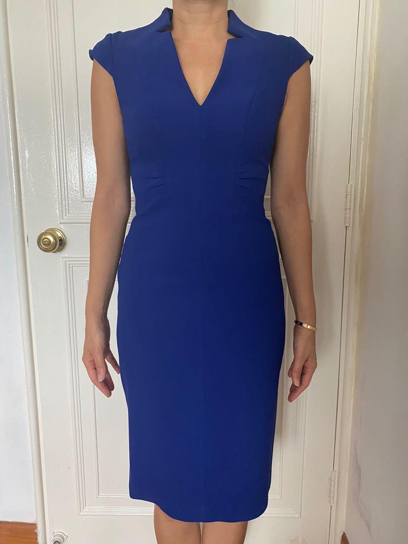 Karen millen royal blue dress clearance