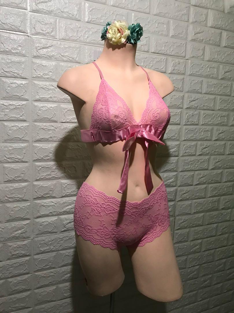 REPRICED Lace Booty Shorts And Bra Lingerie Set Women s Fashion repriced-lace-booty-shorts-and-bra-lingerie-set-women-s-fashion