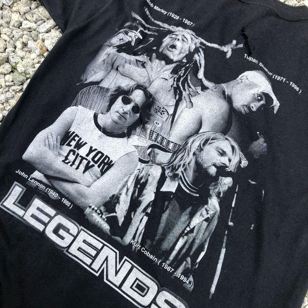 Legends Bob Marley Tupac John Lennon 