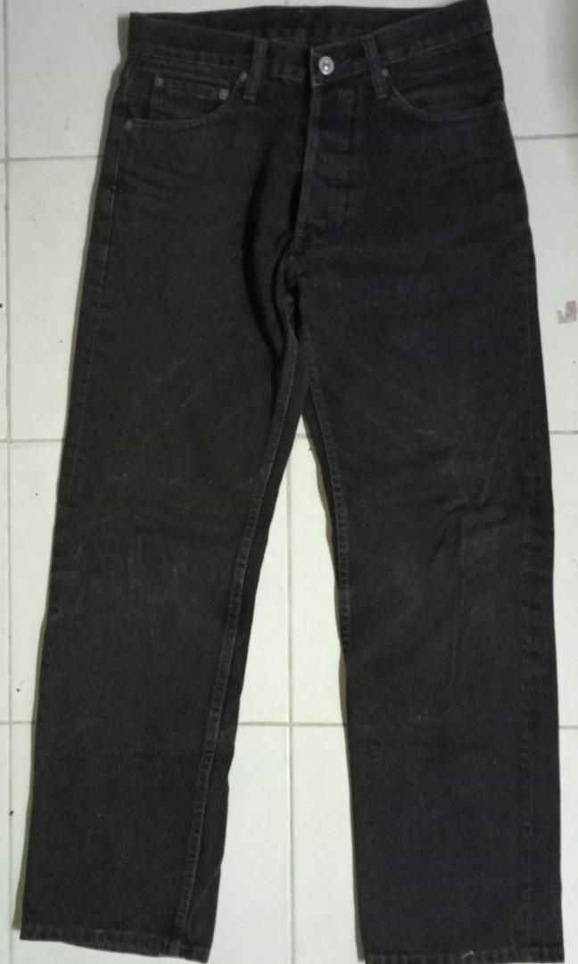 LEVIS 501 BLACK DENIM WPL 423 Men s Fashion Bottoms Jeans on