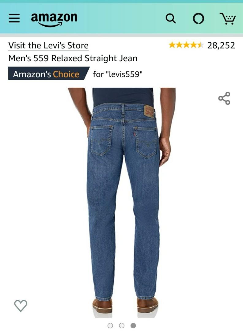 Levi s 559 Relaxed Straight Steely Blue Men s Fashion Bottoms Jeans on Carousell