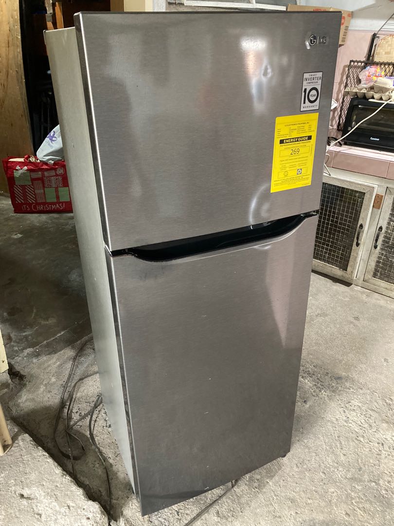 Lg Gr B202sqbb 7 2 Cu Ft Inverter Type Ref Tv Home Appliances Kitchen Appliances Refrigerators And Freezers On Carousell