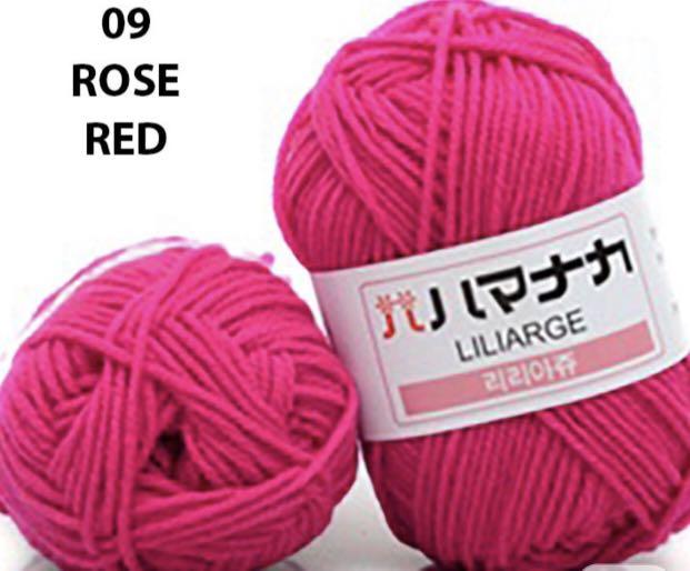 Liliarge Milk Cotton yarn, Hobbies & Toys, Stationery & Craft, Craft