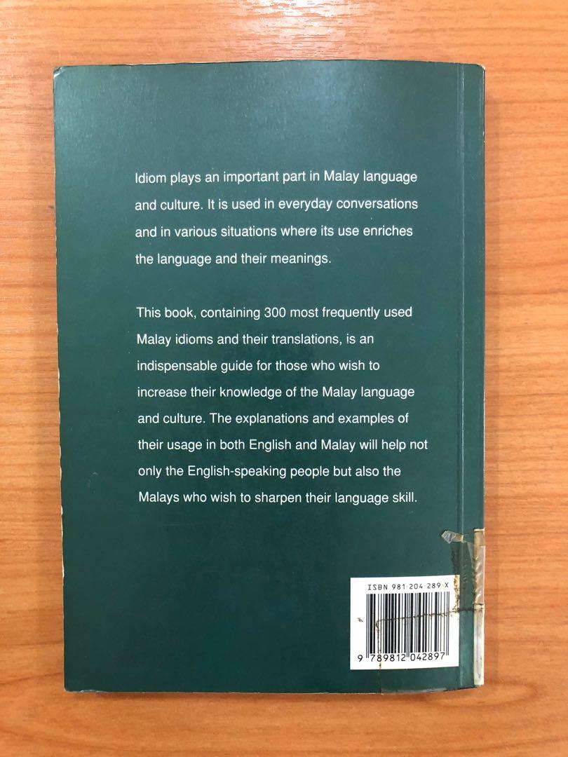 Malay Idioms Hobbies Toys Books Magazines Fiction Non Fiction On Carousell