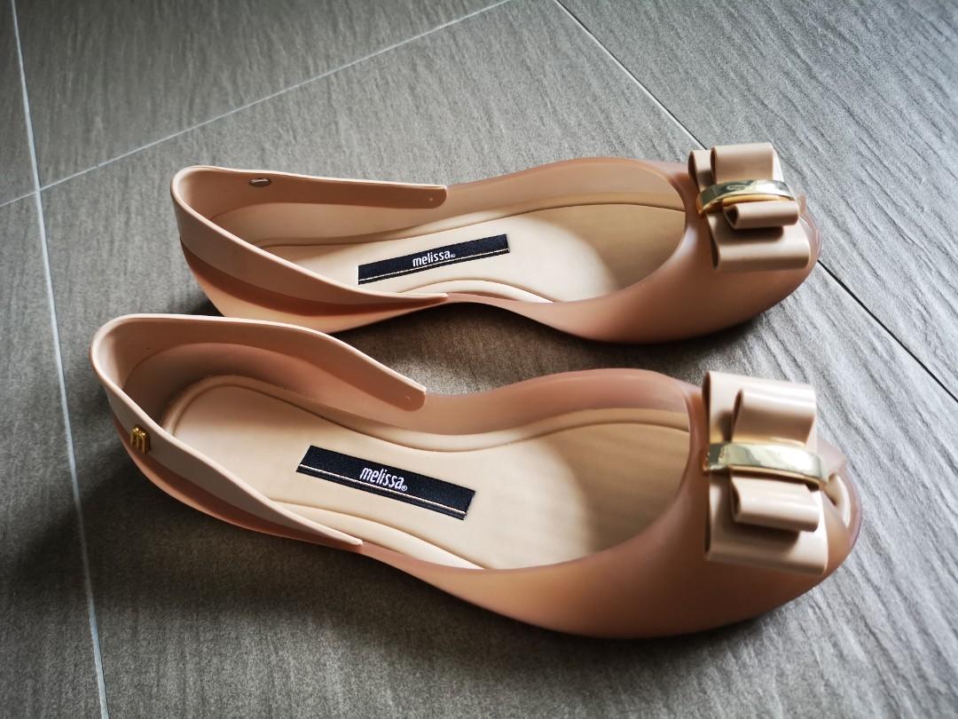 Melissa women's queen v ballet flat clearance
