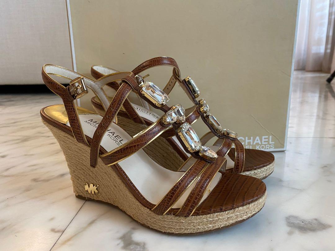 Michael kors kady wedge best sale
